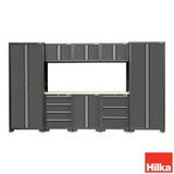 Hilka 24 Gauge Steel 9 Piece Cabinet Set