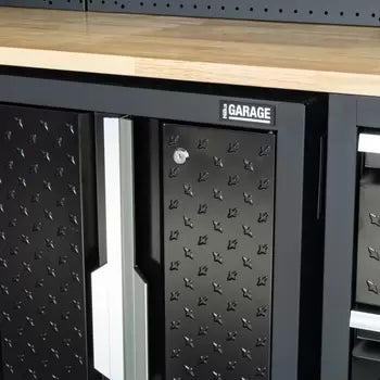 Hilka Garage Pro+ 24 Gauge Steel 11 Piece Cabinet Set