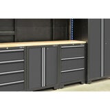 Hilka 24 Gauge Steel 9 Piece Cabinet Set