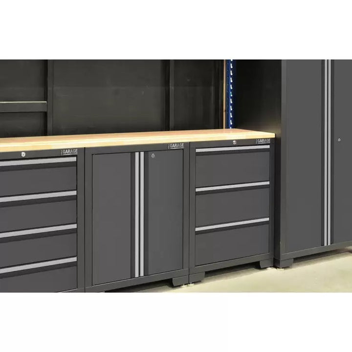 Hilka 24 Gauge Steel 9 Piece Cabinet Set
