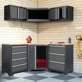 Hilka 7 Piece Garage Corner Cabinet Set