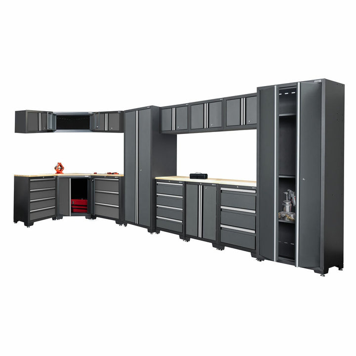 Hilka Garage Bundle 16 piece Corner &amp; Cabinet Storage Set