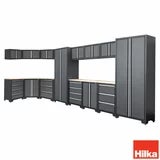 Hilka Garage Bundle 16 piece Corner &amp; Cabinet Storage Set
