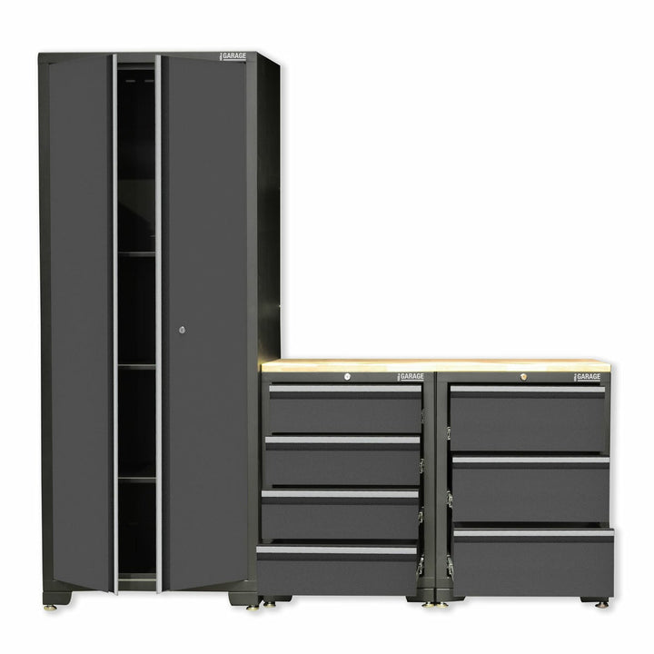 Hilka 24 Gauge Steel Starter 4 Piece Cabinet Set