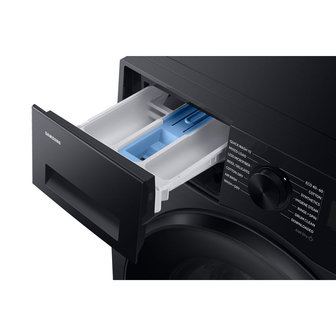 Samsung WD11DG5B15BBEU 11/6kg Washer Dryer, E Rated in Black
