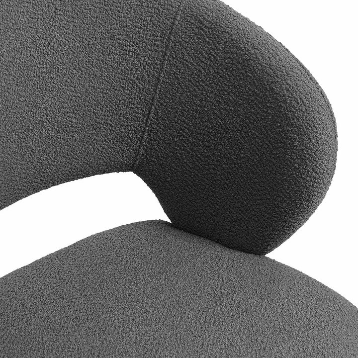 Bentley Designs Alisa Round Sintered Stone Dining Table + 4 Grey Chairs