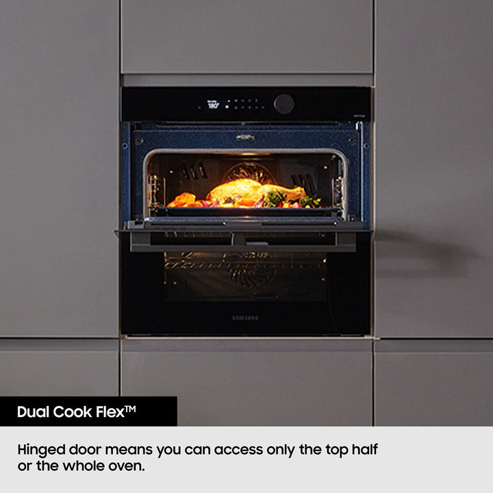 Samsung Series 5 Dual Cook Flex NV7B5750TAK/U4 76L Smart Oven, A+ Rating in Black