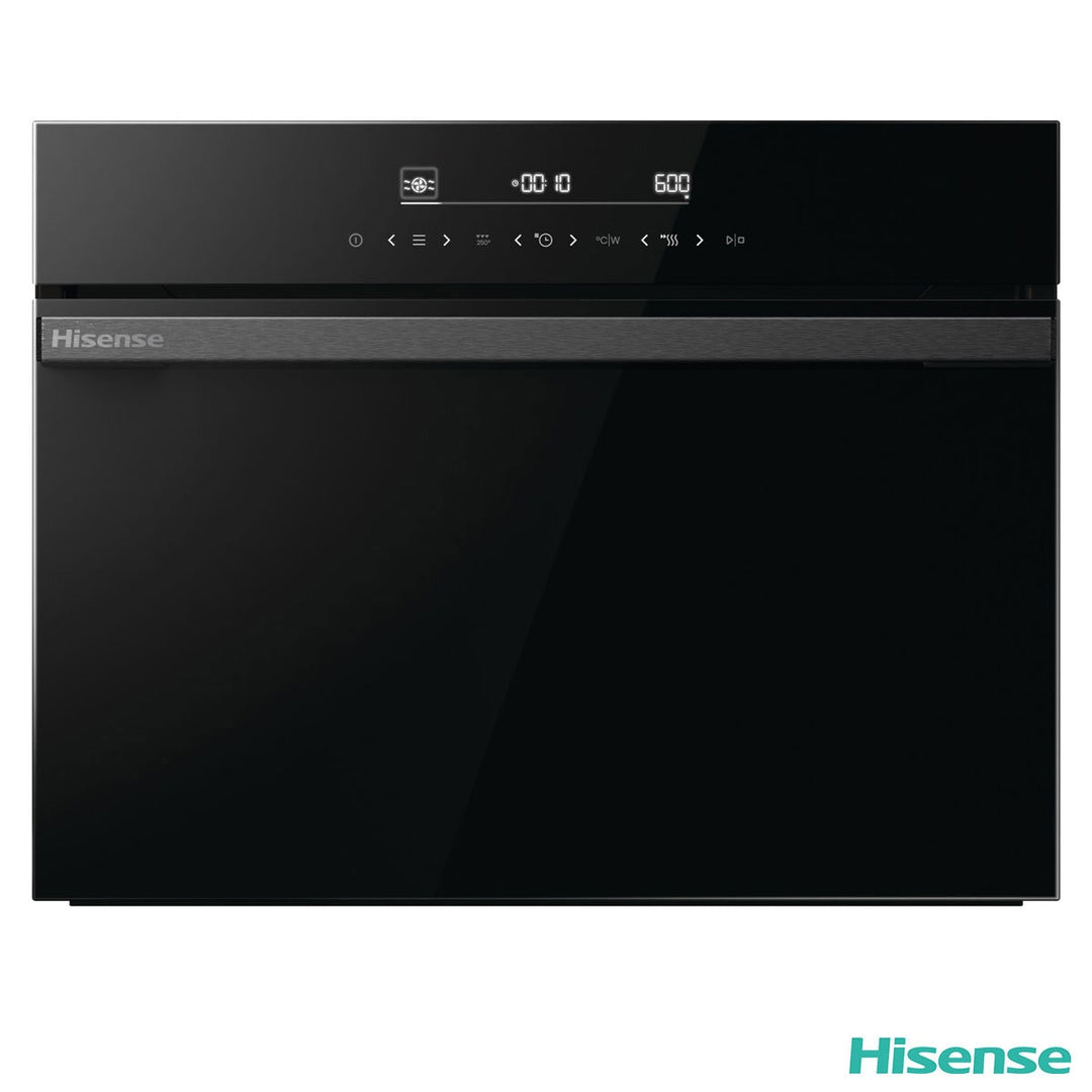 Hisense Hi6 BlackLine BIM45342ADBGUK Built-In Electric Single Oven with Microwave, in Black