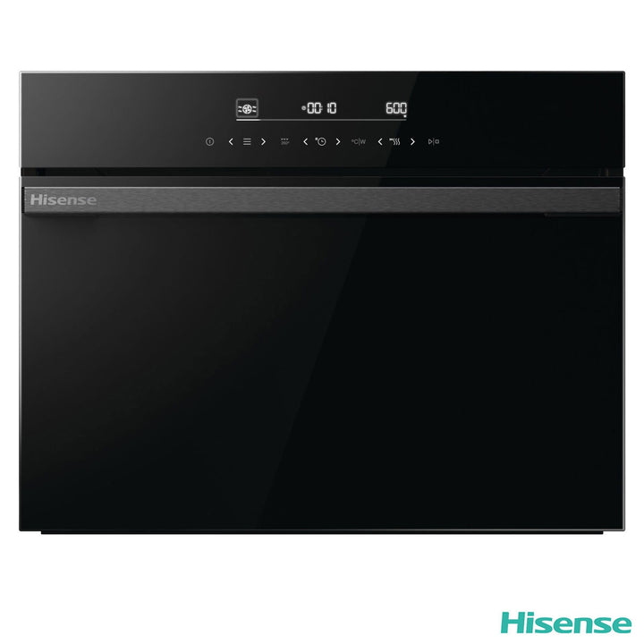 Hisense Hi6 BlackLine BIM45342ADBGUK Built-In Electric Single Oven with Microwave, in Black