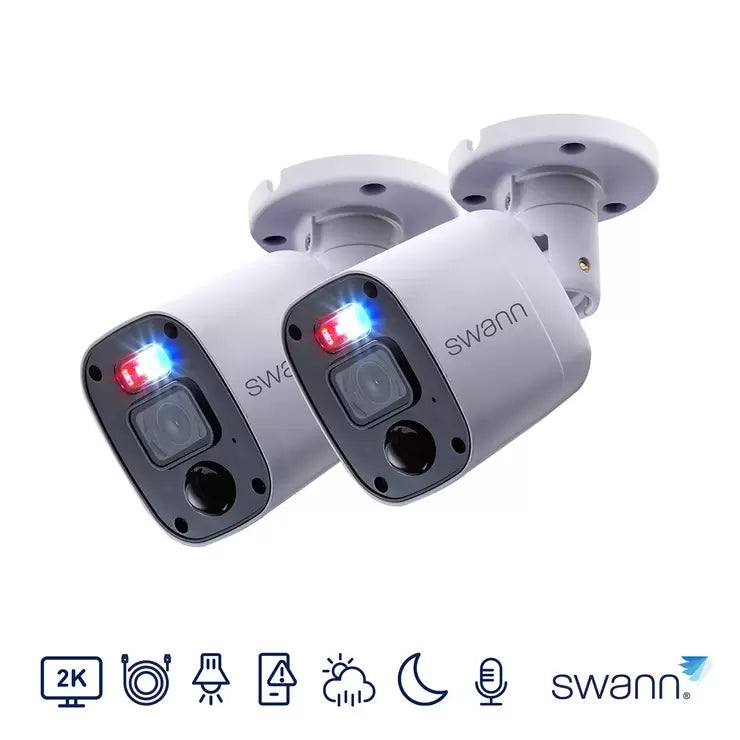 Swann 2 x 2K Bullet Add on Camera SWPRO-2KMQBPK2-EU