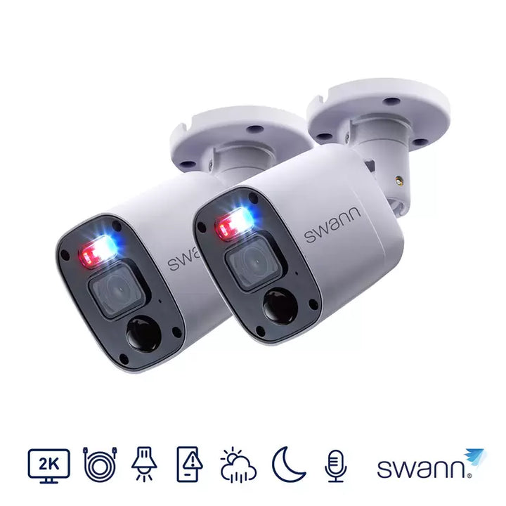 Swann 2 x 2K Bullet Add on Camera SWPRO-2KMQBPK2-EU