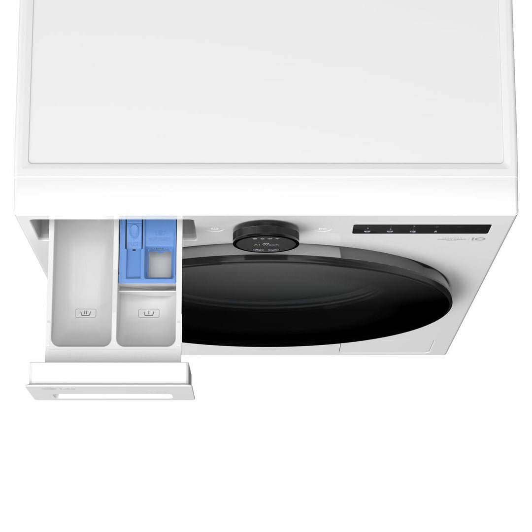 LG W4X7016TWB, 11kg/6kg Washer Dryer, E Rated in White