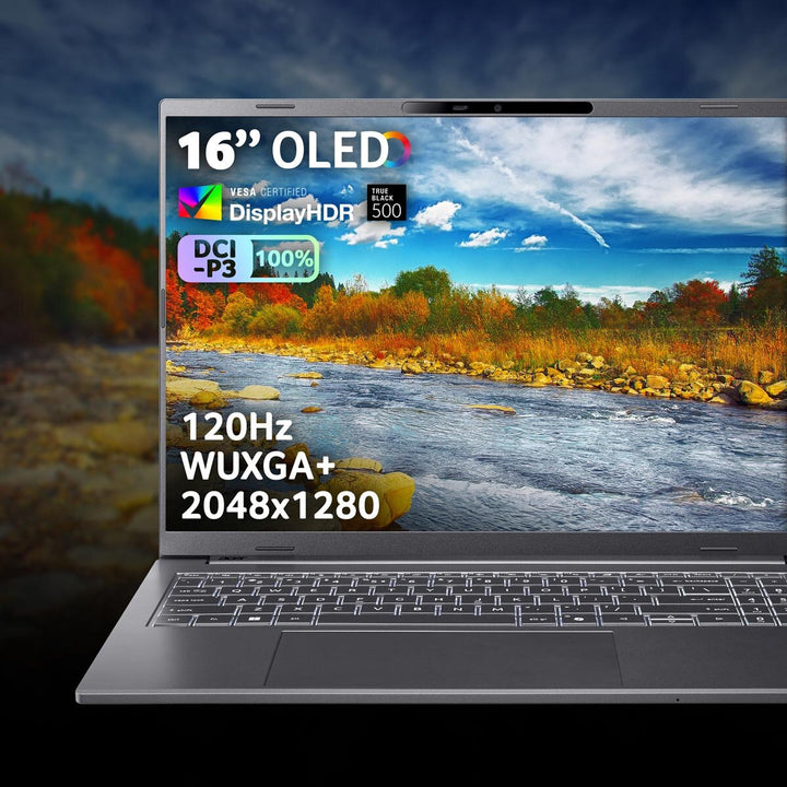 Acer Aspire 16 AI, Copilot+ PC, AMD Ryzen AI 5, 16GB RAM, 512GB SSD, 16 Inch OLED Laptop, NX.JP0EK.001