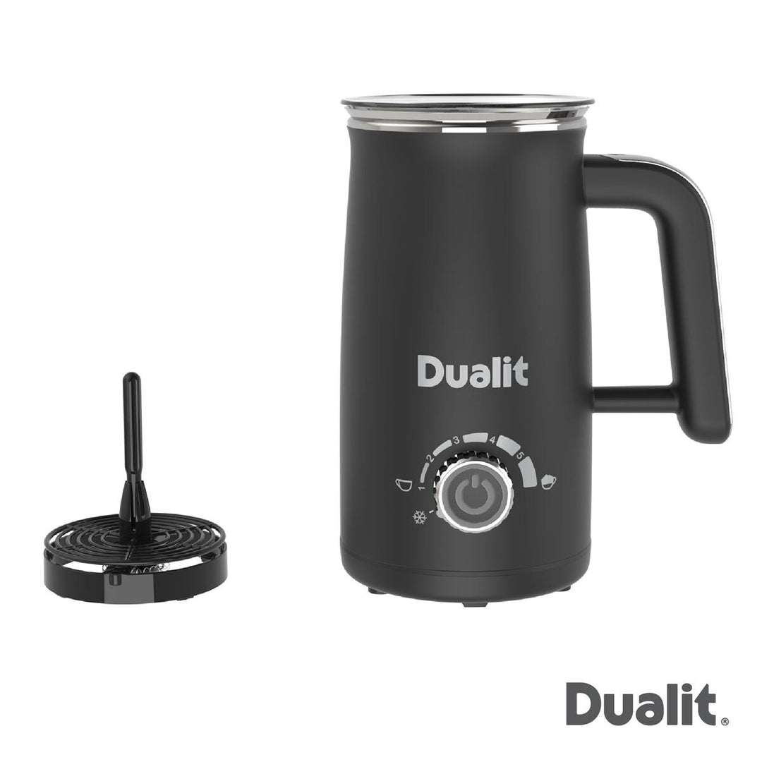 Dualit Milk Frother & Hot Chocolate Maker Max with 4 x Single Serve Belgian Chocolate Sachets , 10140