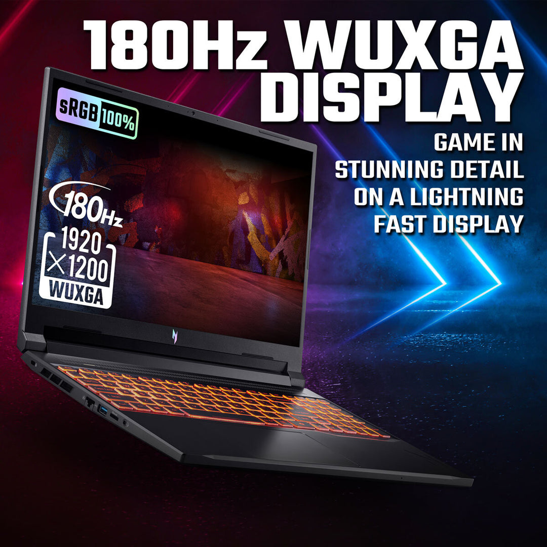 Acer Nitro V16 AI, AMD Ryzen 7, 16GB RAM, 512GB SSD, NVIDIA GeForce RTX 5060, 16 Inch Gaming Laptop, NH.QYXEK.005