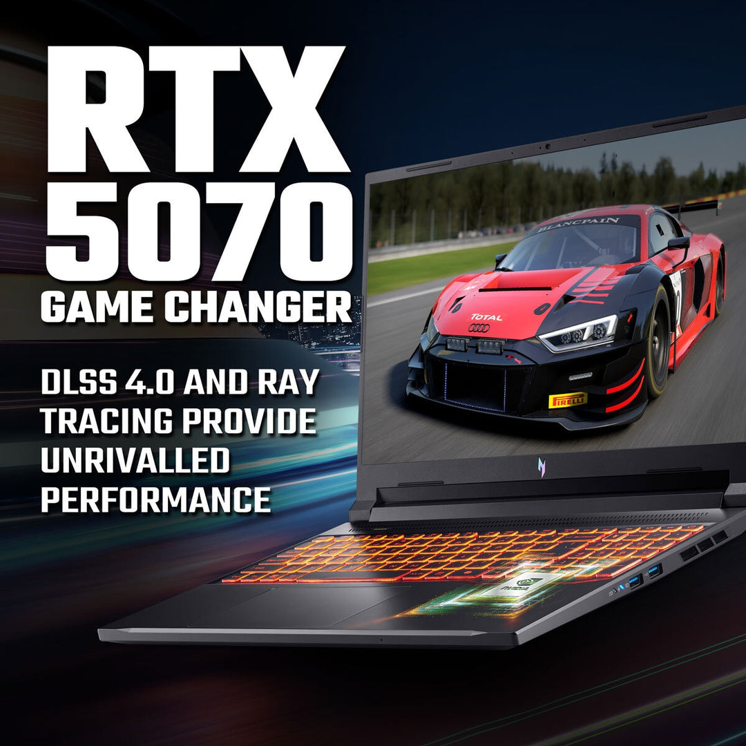 Acer Nitro V16 AI, AMD Ryzen 7, 16GB RAM, 1TB SSD, NVIDIA GeForce RTX 5070, 16 Inch Gaming Laptop, NH.QYYEK.002