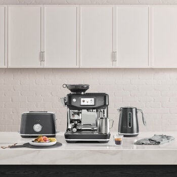 Sage Barista Touch Impress Coffee Machine With Cold Extraction in Black Stainless Steel, SES882BST4GUK1