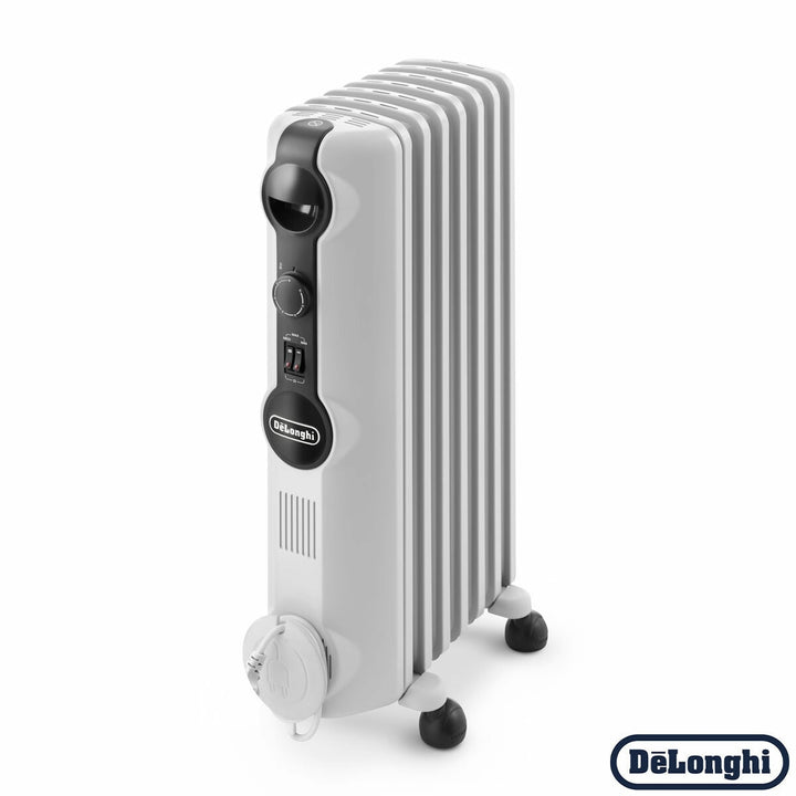 De'Longhi Radia S Oil Filled 1.5kW Radiator in White, TRRS0715
