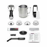 Sage Barista Touch Impress Coffee Machine With Cold Extraction in Black Stainless Steel, SES882BST4GUK1
