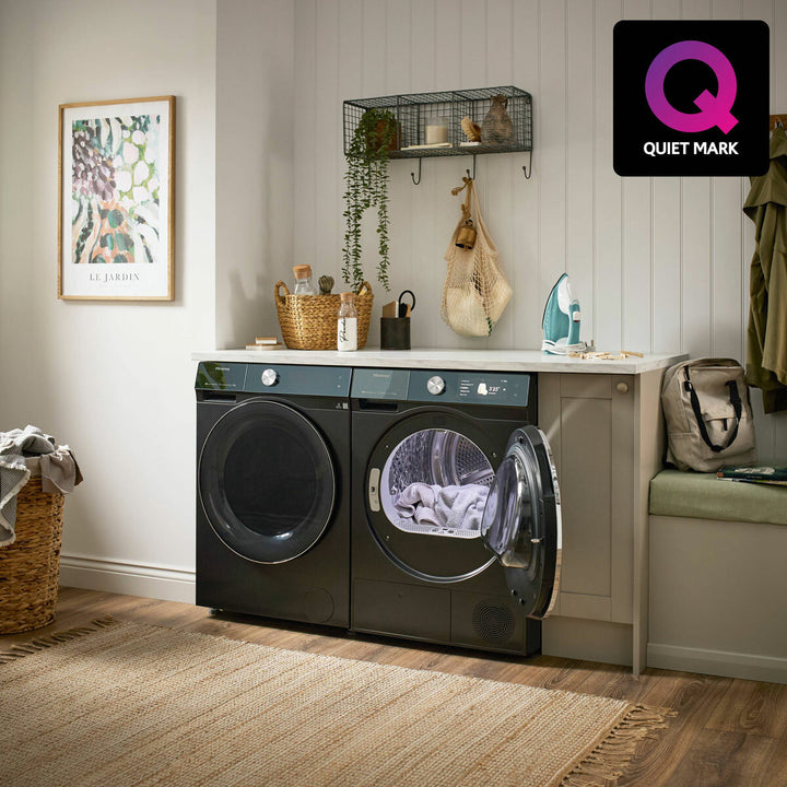 Hisense DH7S107BB, 10kg Heat Pump Dryer A+++ Rating in Black