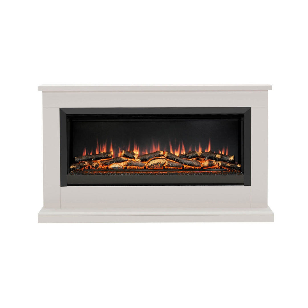 Flare Hansford Grande Electric Fireplace Suite in Cream, 2kW