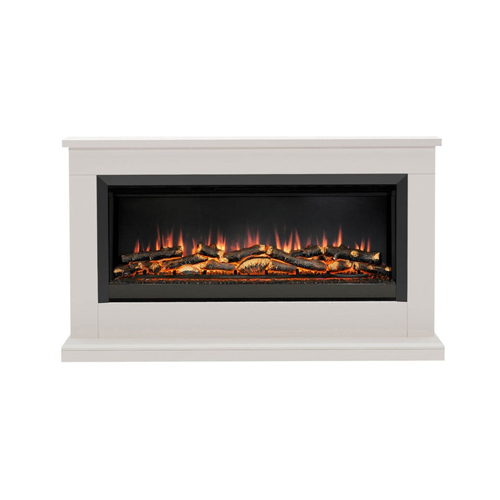 Flare Hansford Grande Electric Fireplace Suite in Cream, 2kW