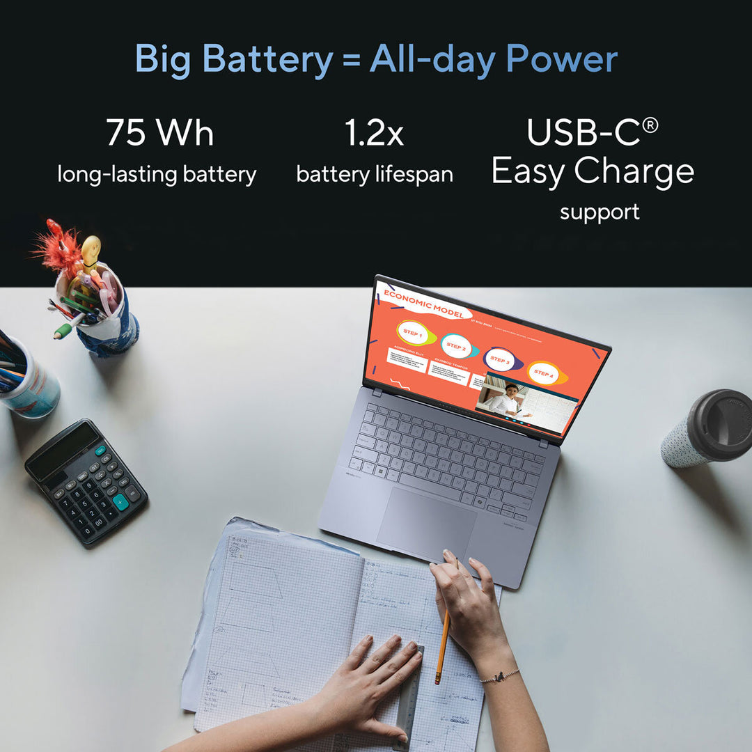 ASUS Vivobook S, Intel Core Ultra 7, 16GB RAM, 1TB SSD, 14 Inch OLED Laptop, S5406SA-QD006W