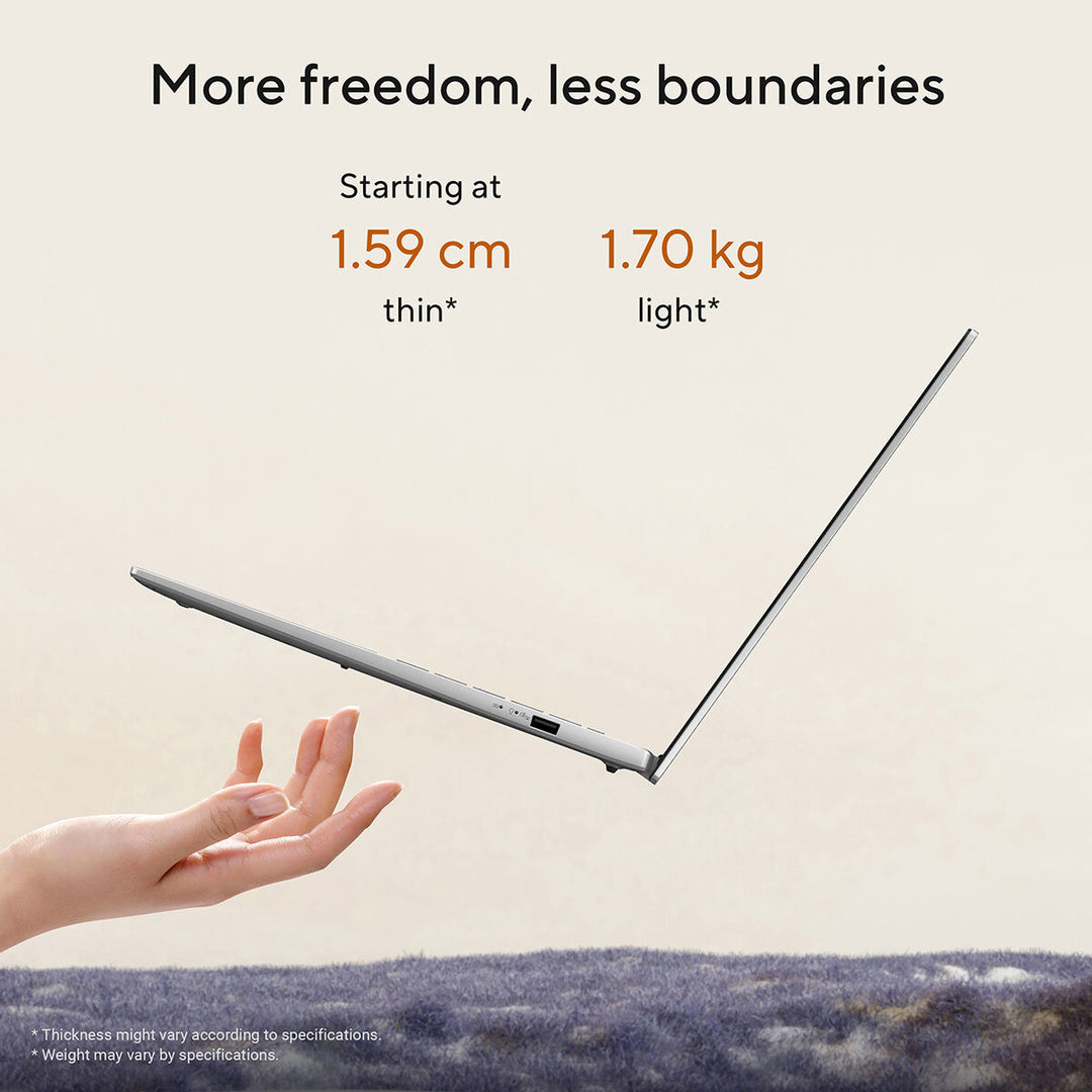 ASUS Vivobook S, AMD Ryzen AI 5, 16GB RAM, 1TB SSD, 16 Inch OLED Laptop, M3607KA-SH038W