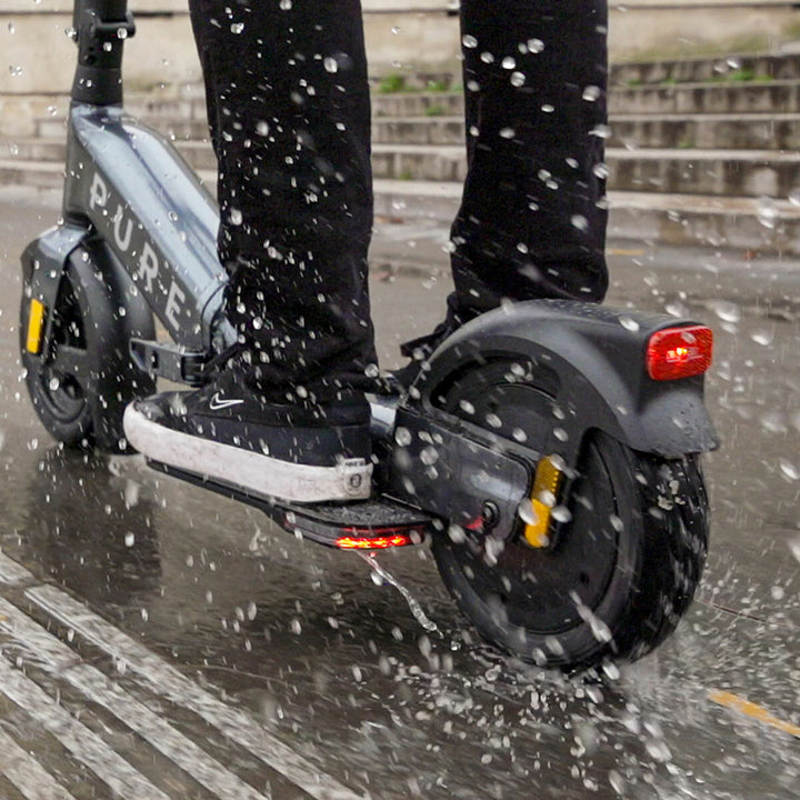 Pure Flex Folding Electric Scooter In Charcoal Grey
