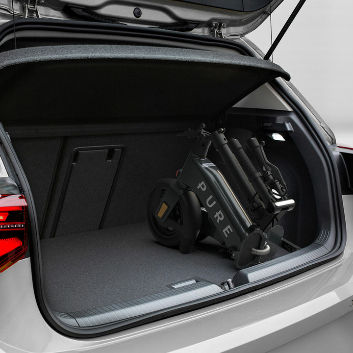 Pure Flex Folding Electric Scooter In Charcoal Grey