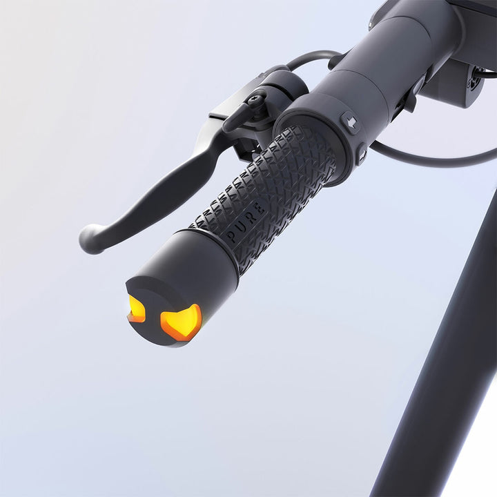 Pure Flex Folding Electric Scooter In Charcoal Grey