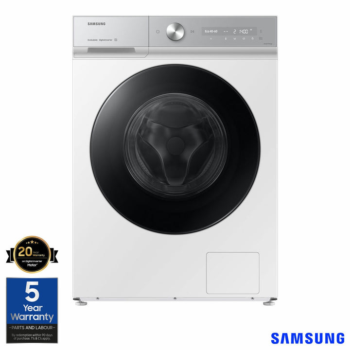 Samsung Series 8, SpaceMax WW11DB8B95GHU1 Washing Machine, A Rated in White