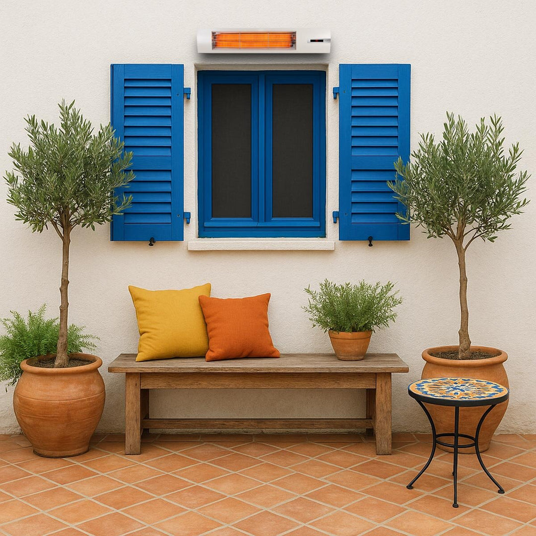 Veito Space S2500 Carbon Infrared Heater - White