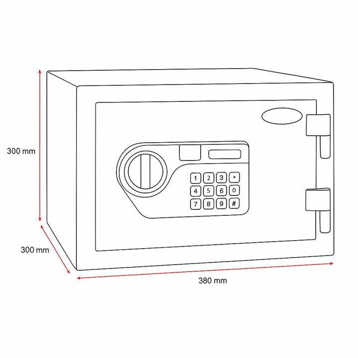 Phoenix 17L Centurion FS1211E Fire &amp; Security Safe with Electric Lock