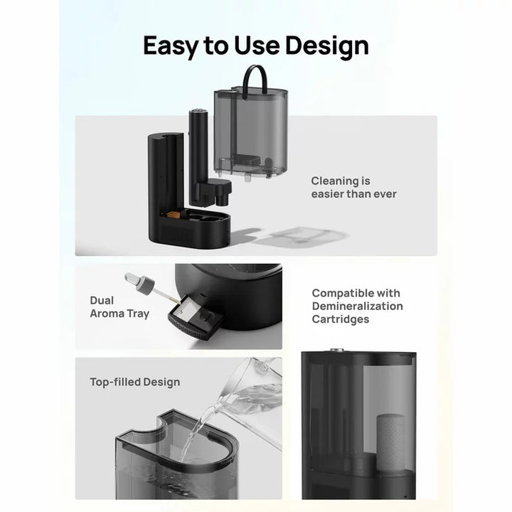 Dreo Smart Cool & Warm Ultrasonic Humidifier, DR-HHM003S-Black