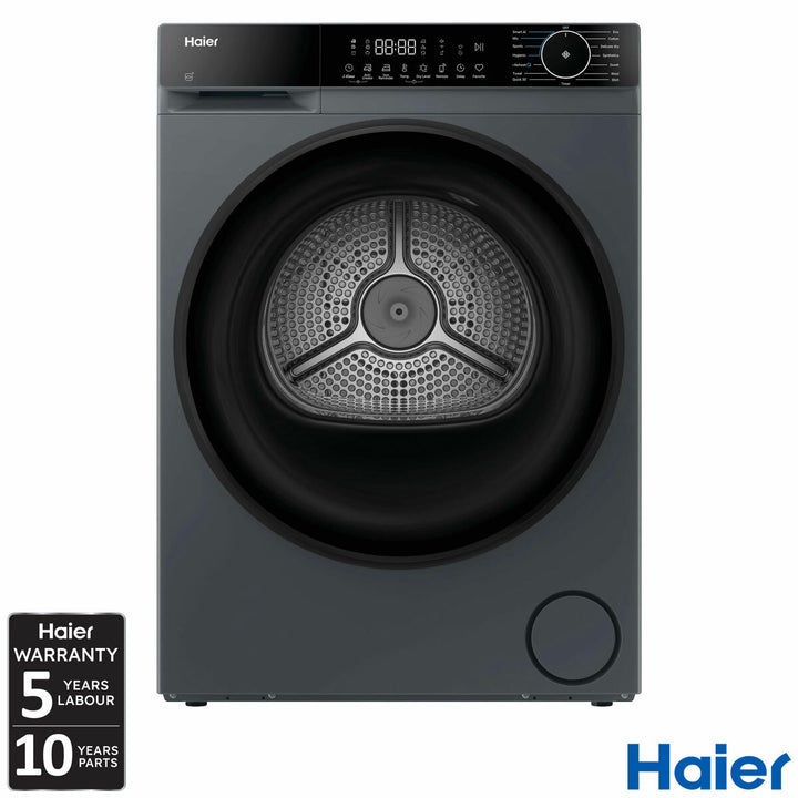 Haier HD100-D357GU1, 10kg Heat Pump Tumble Dryer, A++ Rated in Graphite