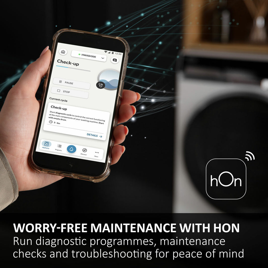 Haier HD100-D357GU1, 10kg Heat Pump Tumble Dryer, A++ Rated in Graphite