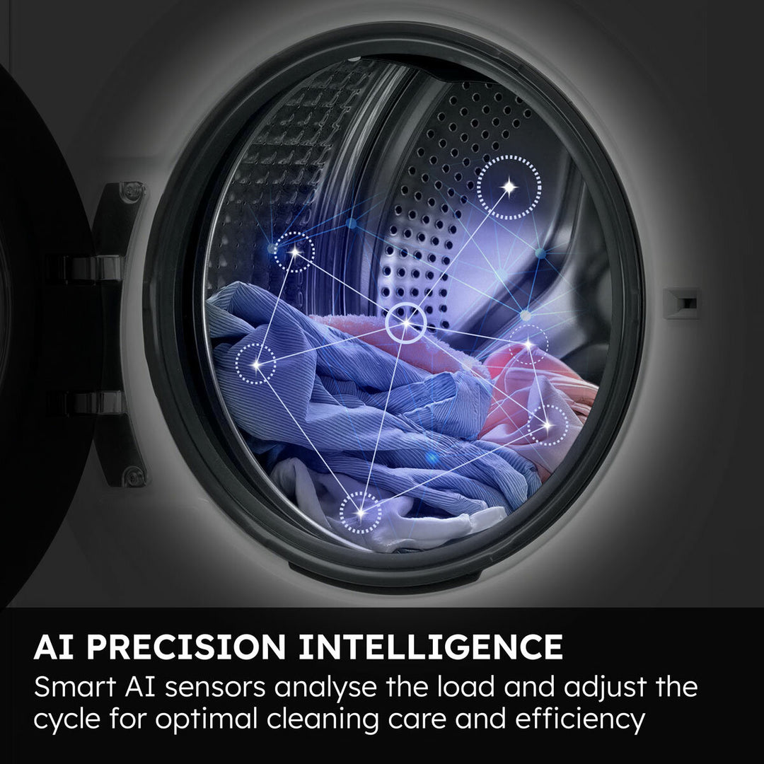 Haier HW130-BP14357U1, 13kg Washing Machine, A Rated in White