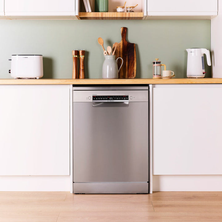 Bosch Series 4 SMS4EMI06G 14 Place Setting Dishwasher, B Rated in Inox