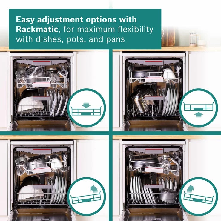 Bosch SMS4EMW06G Series 4, Freestanding 14 Place Setting Dishwasher, B Rated in White