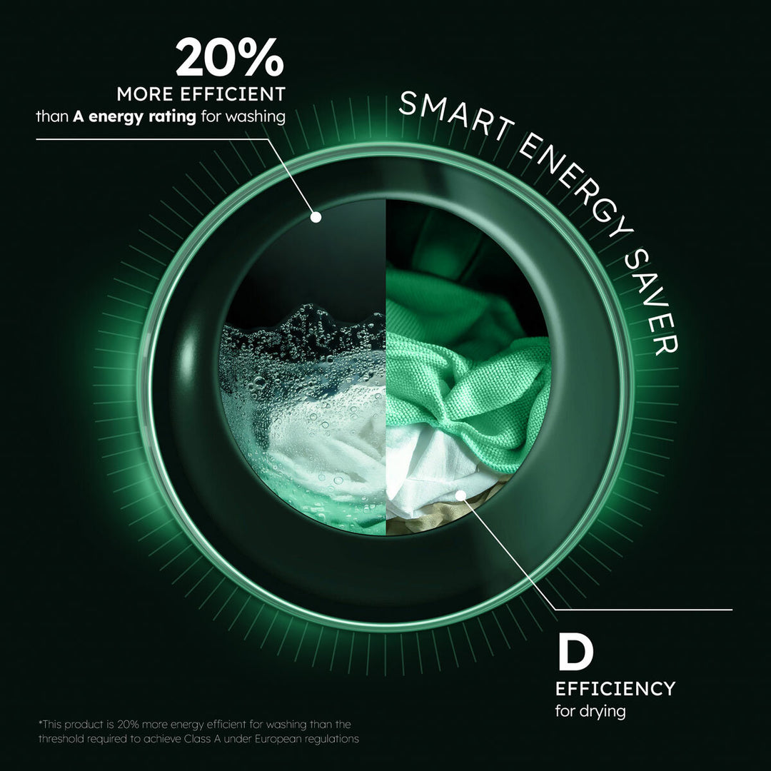 Haier HWD120-BP14357U1, 12kg/8kg Washer Dryer, D Rated in White