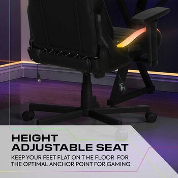 X Rocker Opal RGB Junior Gaming Chair with LED Lights