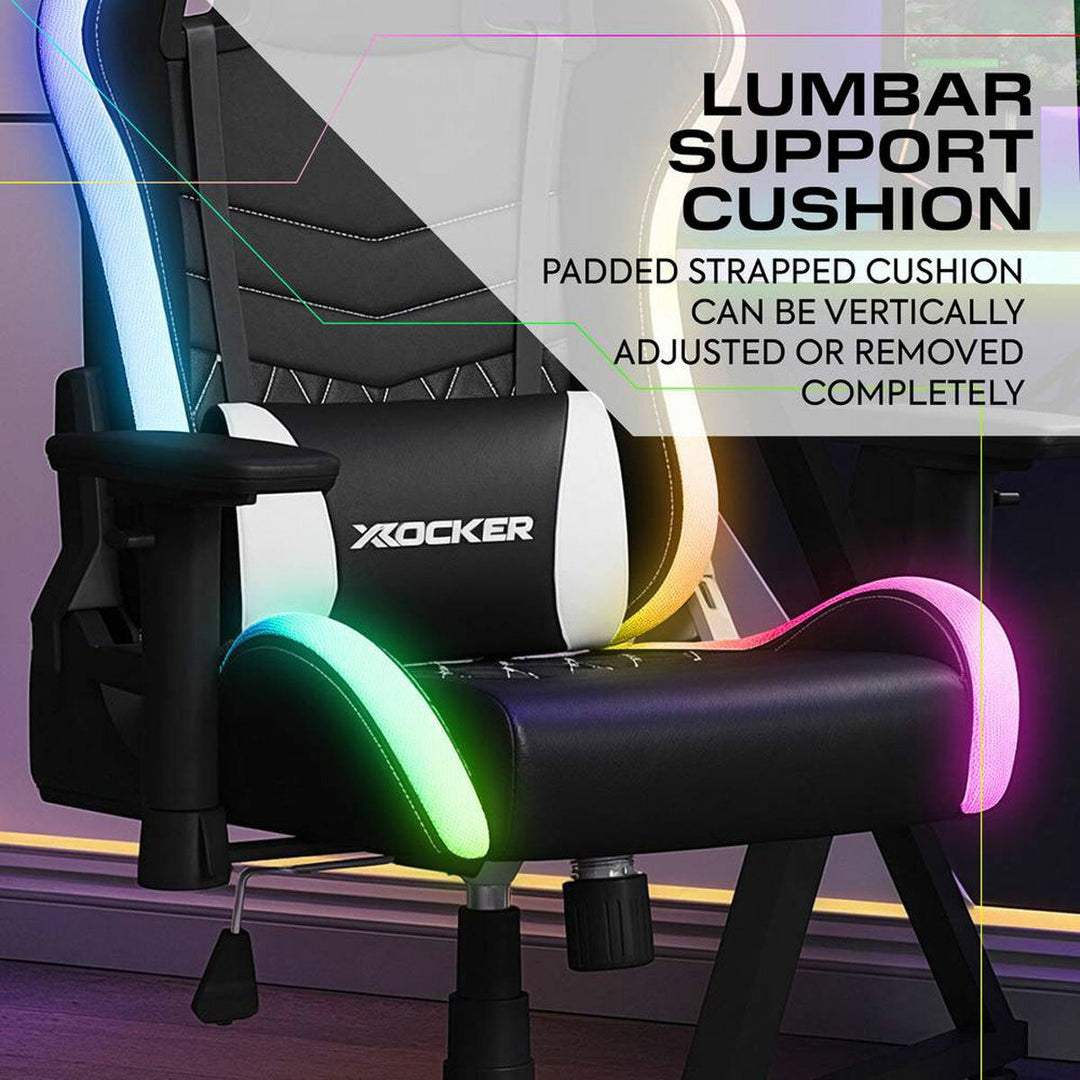 X Rocker Opal RGB Junior Gaming Chair with LED Lights