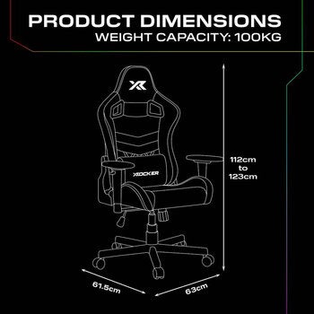 X Rocker Opal RGB Junior Gaming Chair with LED Lights
