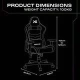 X Rocker Opal RGB Junior Gaming Chair with LED Lights