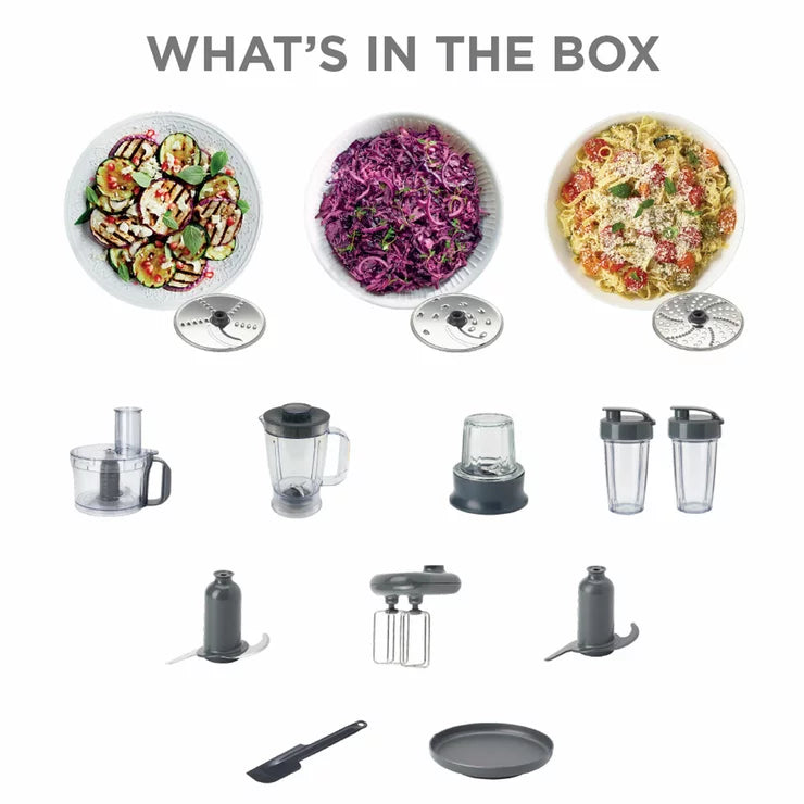 Kenwood Multipro Compact Plus Food Processor & Blender with Digital Weighing Scales, FDM312SS