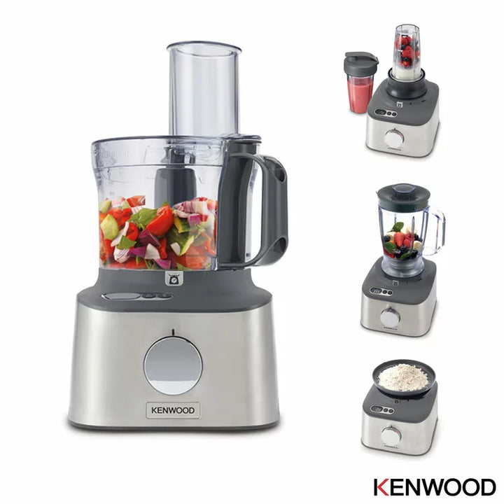 Kenwood Multipro Compact Plus Food Processor & Blender with Digital Weighing Scales, FDM312SS