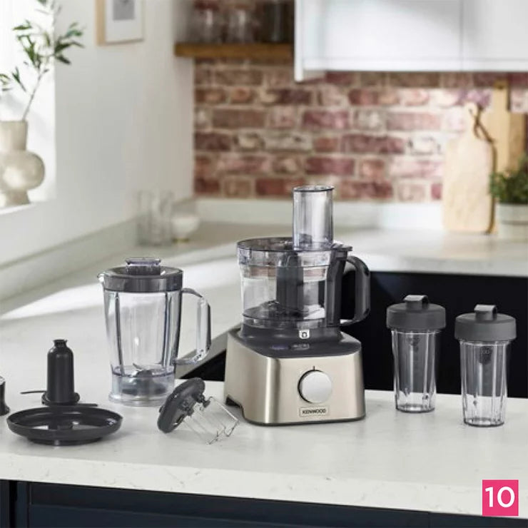 Kenwood Multipro Compact Plus Food Processor & Blender with Digital Weighing Scales, FDM312SS