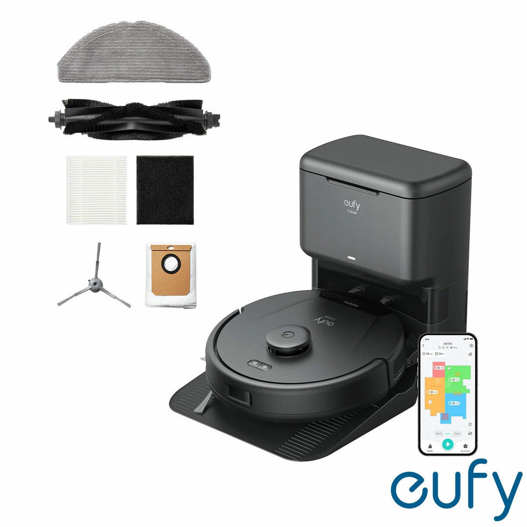 Eufy L60 Hybrid Robot Vacuum with Self-Empty Station, Hair Detangling Technology, and Mop
