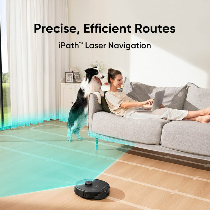 Eufy L60 Hybrid Robot Vacuum with Self-Empty Station, Hair Detangling Technology, and Mop